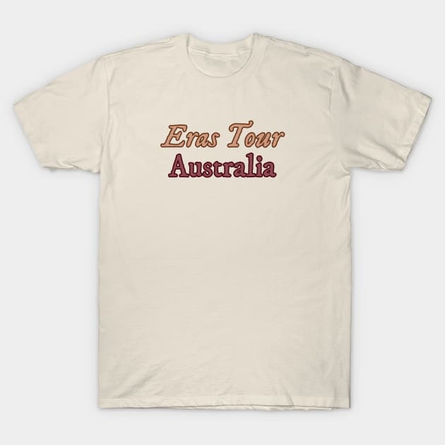 Eras Tour Australia T-Shirt by Likeable Design